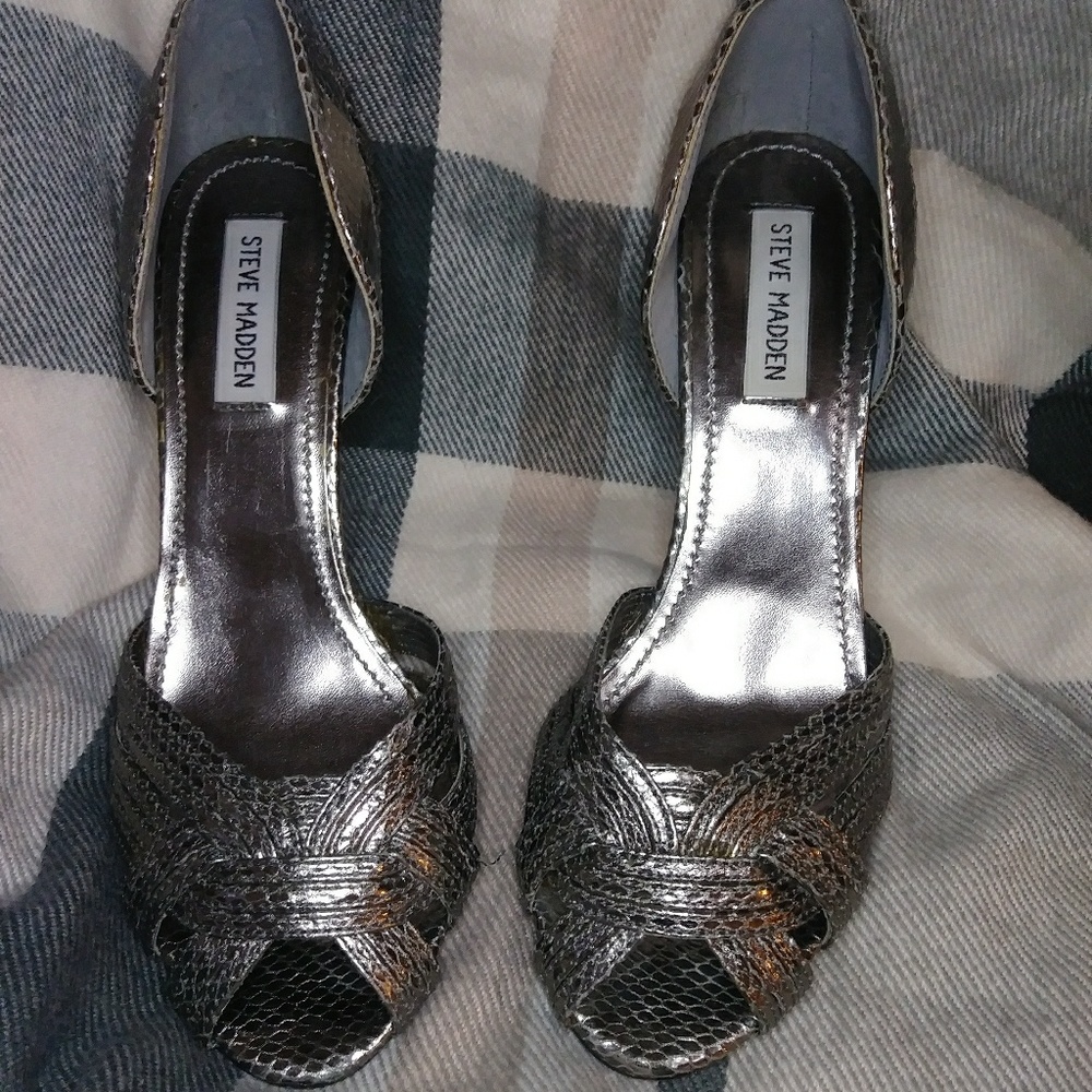Steve Madden Open Toe Heels, size 8.5